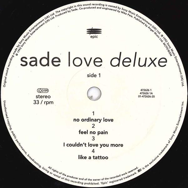 Sade - Love Deluxe | Epic (472626 1) - 3