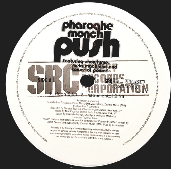 Pharoahe Monch - Push | Universal Records (B00007631-11 DJ) - main
