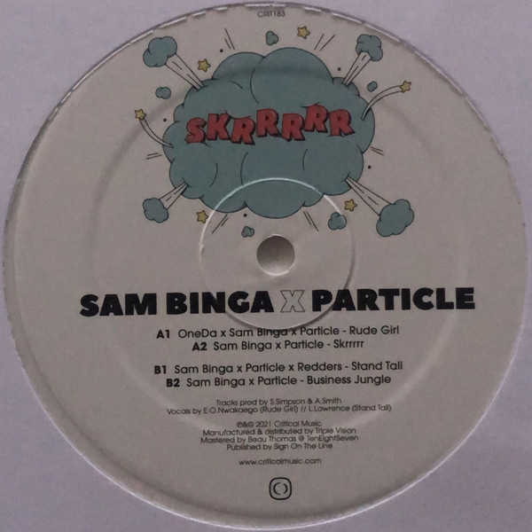 Sam Binga X Particle - Skrrrrr | Critical Music (CRIT183) - 3 Sam Binga X Particle - Skrrrrr | Critical Music (CRIT183) - 3