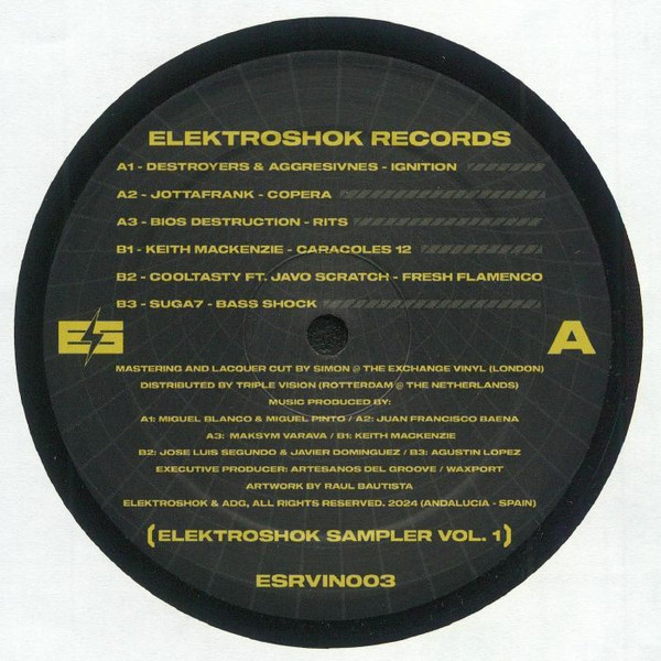 Various - Elektroshok Sampler Vol.1 | Elektroshok Records (ESRVIN003) - 3