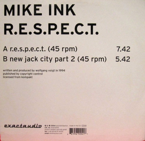 Mike Ink - R.E.S.P.E.C.T. | Exacta.udio (EXACTA005) - 2 Mike Ink - R.E.S.P.E.C.T. | Exacta.udio (EXACTA005) - 2