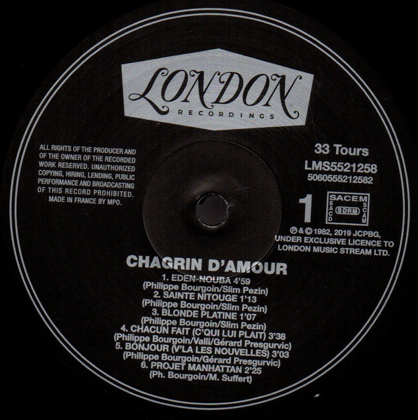 Chagrin D'Amour - Chagrin D'Amour | London Records (LMS5521258) - 3 Chagrin D'Amour - Chagrin D'Amour | London Records (LMS5521258) - 3