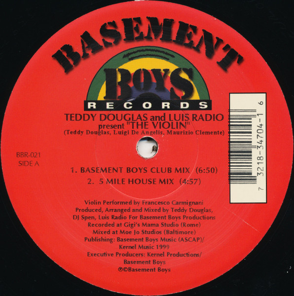 Teddy Douglas & Luis Radio - The Violin | Basement Boys Records (BBR-021)
