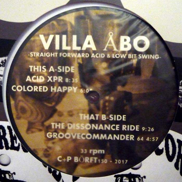 Villa Åbo - Straight Forward Acid And Low Bit Swing | Börft Records (BÖRFT150) - main