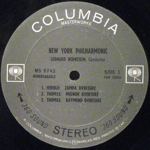 Leonard Bernstein , New York Philharmonic - William Tell And Other Favorite Overtures | Columbia Masterworks (MS 6743) - 3 Leonard Bernstein , New York Philharmonic - William Tell And Other Favorite Overtures | Columbia Masterworks (MS 6743) - 3