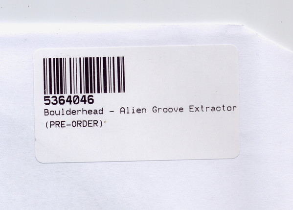 Boulderhead - Alien Groove Extractor | SITU Records (SITU-666) - 3 Boulderhead - Alien Groove Extractor | SITU Records (SITU-666) - 3