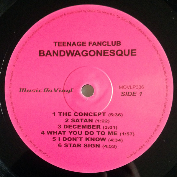 Teenage Fanclub - Bandwagonesque LP | Music On Vinyl (MOVLP336) - 4 Teenage Fanclub - Bandwagonesque LP | Music On Vinyl (MOVLP336) - 4