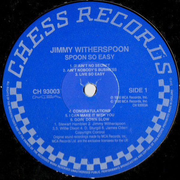 Jimmy Witherspoon - Spoon So Easy | Chess (CH 93003) - 4 Jimmy Witherspoon - Spoon So Easy | Chess (CH 93003) - 4
