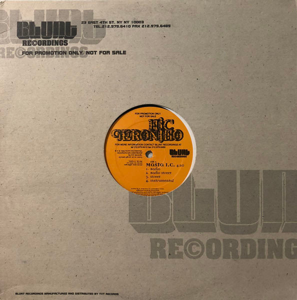 Mic Geronimo - Masta I.C. / Time To Build | Blunt Recordings (TVT 4914-0) - main