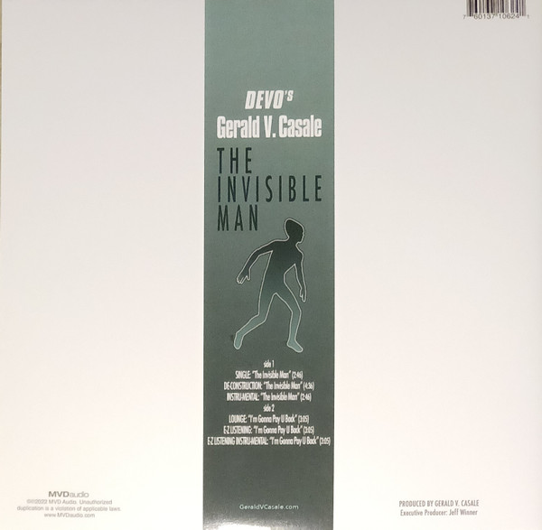 Gerald V. Casale - The Invisible Man | MVD Audio (MVD10624LP) - 4 Gerald V. Casale - The Invisible Man | MVD Audio (MVD10624LP) - 4