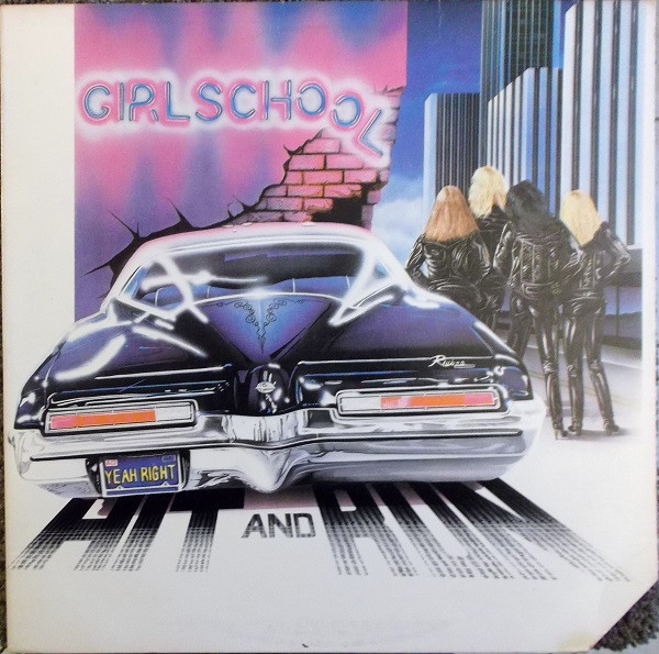 Girlschool - Hit And Run | Stiff Records (USE-18)