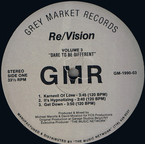 Re/Vision - Volume 3 "Dare To Be Different" | Grey Market Records (GM-1990-03) - main Re/Vision - Volume 3 "Dare To Be Different" | Grey Market Records (GM-1990-03) - main