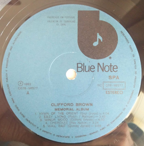 Clifford Brown - Memorial Album | Blue Note (11C 078-98577) - 4