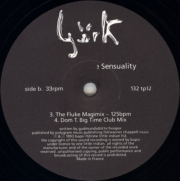 Björk - Big Time Sensuality | One Little Indian (132 tp12) - 4 Björk - Big Time Sensuality | One Little Indian (132 tp12) - 4