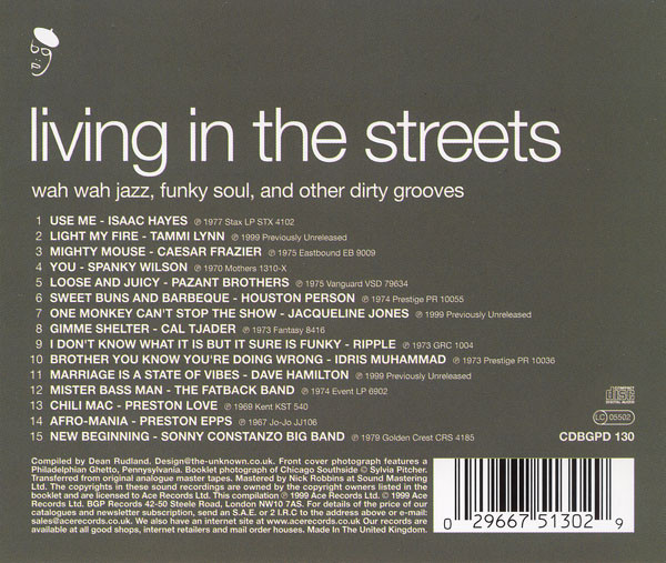 Various - Living In The Streets | BGP Records (CDBGPD 130) - 2