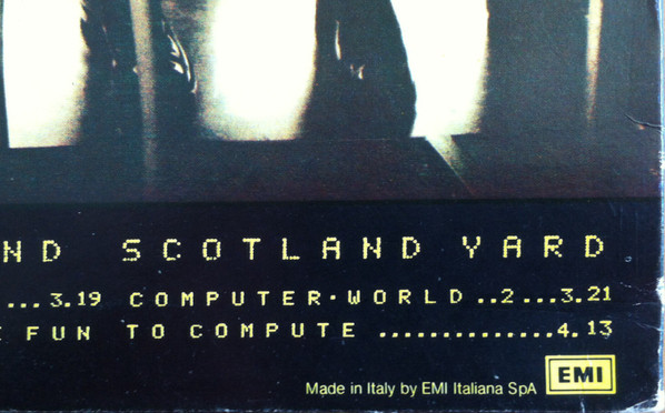 Kraftwerk - Computer World | EMI (54 1643701) - 4