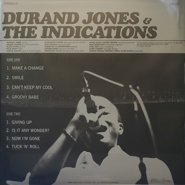 Durand Jones & The Indications - Durand Jones & The Indications | Dead Oceans (DOC157) - 2 Durand Jones & The Indications - Durand Jones & The Indications | Dead Oceans (DOC157) - 2