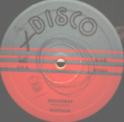 Heartache , The Coffees - Broadway / Country Reggae | Disco (MIX 012) - 3