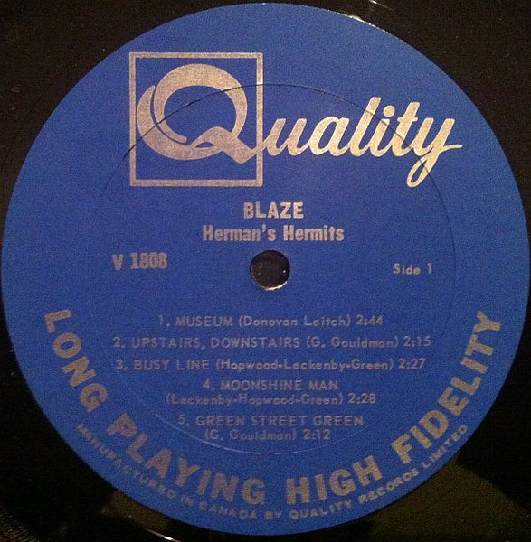 Herman's Hermits - Blaze | Quality (V 1808) - 3