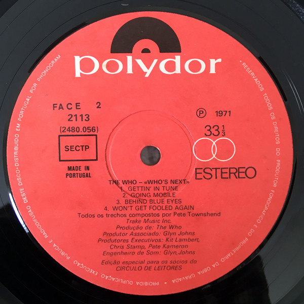 The Who - Who's Next | Polydor (2113) - 4