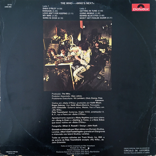 The Who - Who's Next | Polydor (2113) - 2