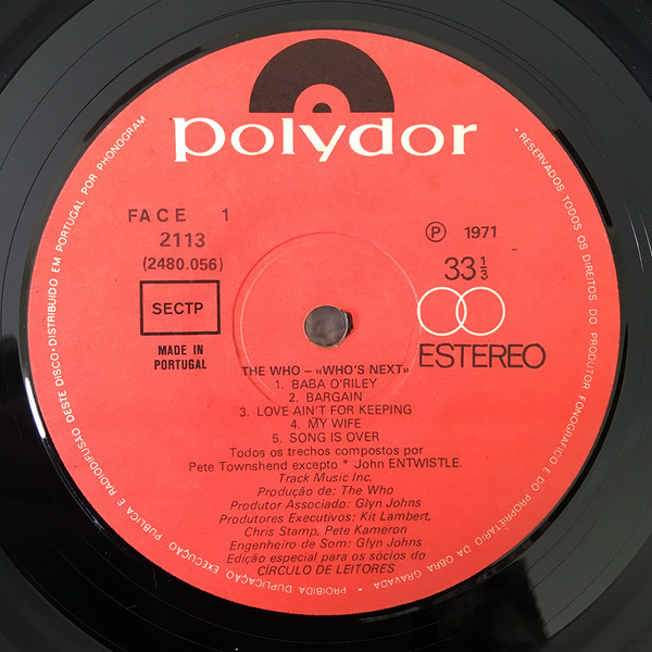 The Who - Who's Next | Polydor (2113) - 3