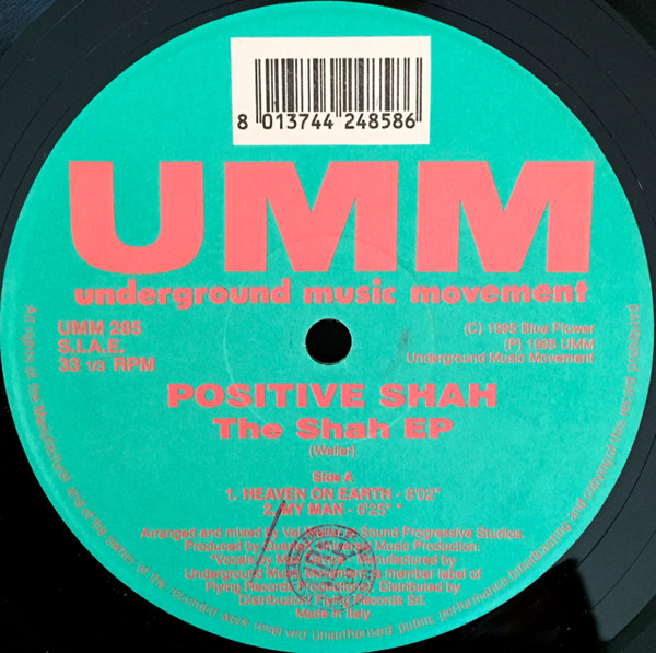 Positive Shah - The Shah EP | UMM (UMM 285) - 2