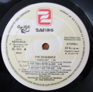 The Sequence - Sugar Hill Presents The Sequence | Sugar Hill Records (ZL-563) - 3 The Sequence - Sugar Hill Presents The Sequence | Sugar Hill Records (ZL-563) - 3