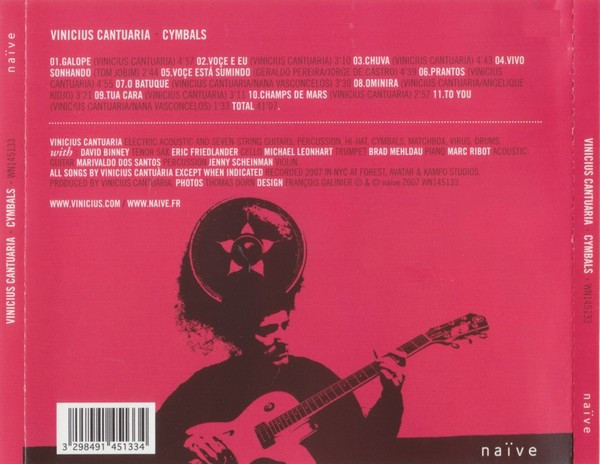 Vinicius Cantuária - Cymbals | Naïve (WN 145133) - 2