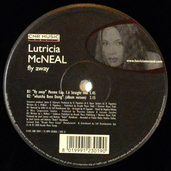 Lutricia McNeal - Fly Away | CNR Music Italia (CNR 5009) - main