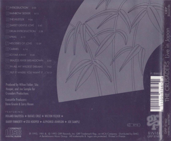 The Crusaders - Live In Japan | GRP (GRP-97462) - 2