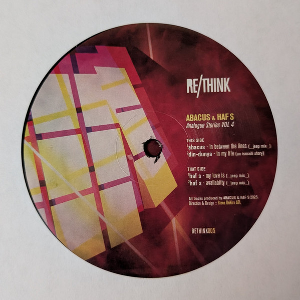 Abacus , Din-dunya , Haf S - Analogue Stories Vol 4 | Re:Think Recordings (RETHINK005) - main Abacus , Din-dunya , Haf S - Analogue Stories Vol 4 | Re:Think Recordings (RETHINK005) - main