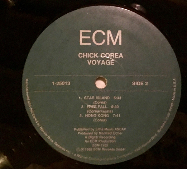 Chick Corea , Steve Kujala - Voyage | ECM Records (1-25013) - 4 Chick Corea , Steve Kujala - Voyage | ECM Records (1-25013) - 4