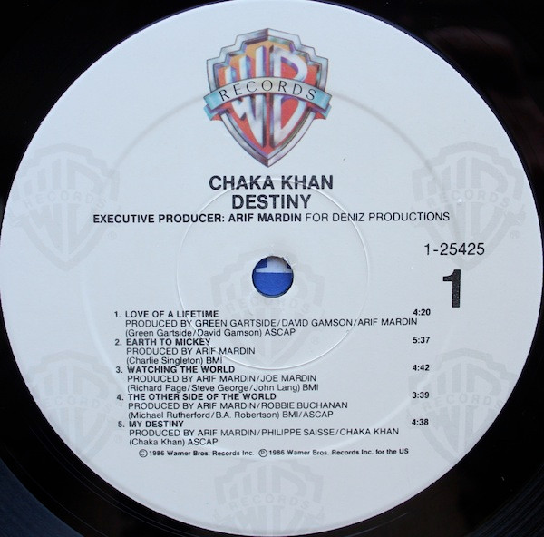 Chaka Khan - Destiny | Warner Bros. Records (9 25425-1) - 3 Chaka Khan - Destiny | Warner Bros. Records (9 25425-1) - 3