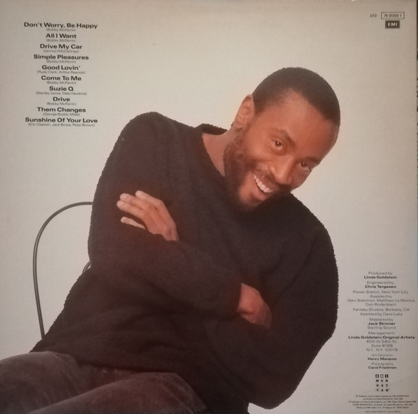 Bobby McFerrin - Simple Pleasures | EMI-Manhattan Records (072-74 8059 1) - 2 Bobby McFerrin - Simple Pleasures | EMI-Manhattan Records (072-74 8059 1) - 2