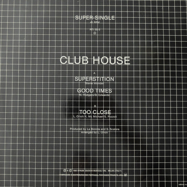 Club House - Superstition Good Times | RT Internacional (RTI 55-5) - 2 Club House - Superstition Good Times | RT Internacional (RTI 55-5) - 2