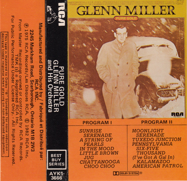 Glenn Miller - Pure Gold | RCA (AYK1-3666) - main