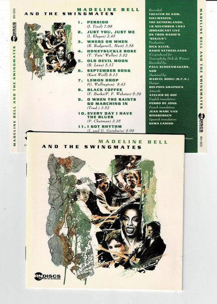 Madeline Bell And Bernard Berkhout's Swingmates - Madeline Bell And The Swingmates | RN Discs (RN 005) - 2 Madeline Bell And Bernard Berkhout's Swingmates - Madeline Bell And The Swingmates | RN Discs (RN 005) - 2