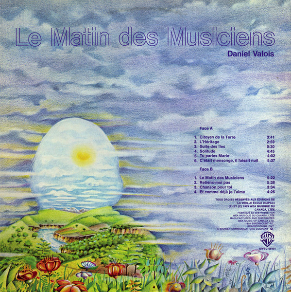 Daniel Valois - Le Matin Des Musiciens | Warner Bros. Records (KWSC 65001) - 2