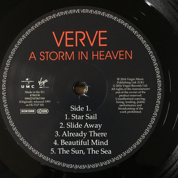 The Verve - A Storm In Heaven | Virgin EMI Records (00602547865380) - 3