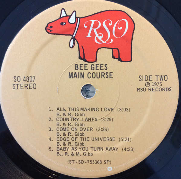 Bee Gees - Main Course | RSO (SO 4807) - 4 Bee Gees - Main Course | RSO (SO 4807) - 4