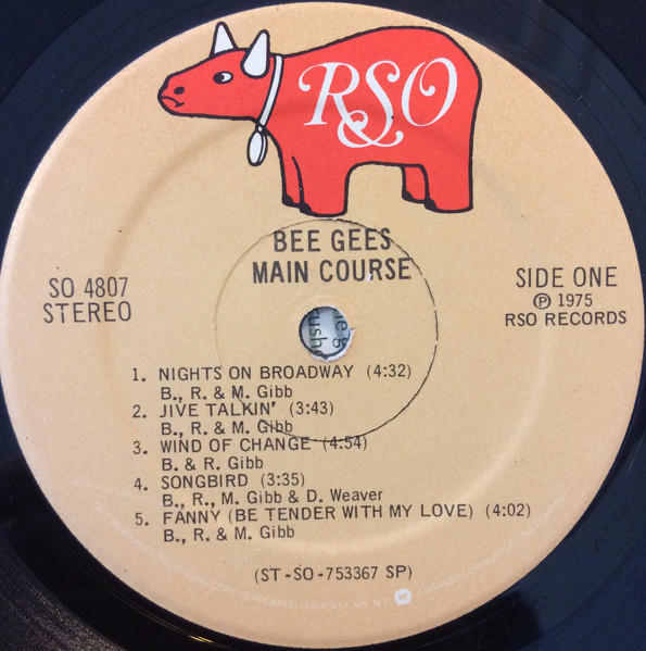 Bee Gees - Main Course | RSO (SO 4807) - 3 Bee Gees - Main Course | RSO (SO 4807) - 3
