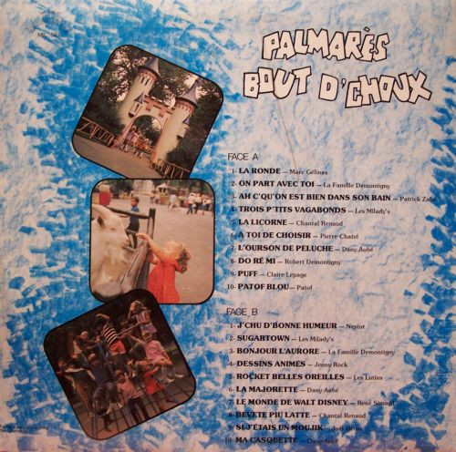 Various - Palmarès Bout D'Choux [Vinyl] | Les Disques Millionnaires (MIL-501) - 2
