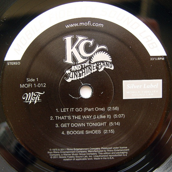 KC & The Sunshine Band - KC & The Sunshine Band | Mobile Fidelity Sound Lab (MOFI 1-012) - 3 KC & The Sunshine Band - KC & The Sunshine Band | Mobile Fidelity Sound Lab (MOFI 1-012) - 3
