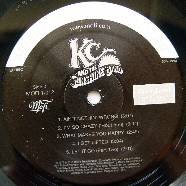 KC & The Sunshine Band - KC & The Sunshine Band | Mobile Fidelity Sound Lab (MOFI 1-012) - 4 KC & The Sunshine Band - KC & The Sunshine Band | Mobile Fidelity Sound Lab (MOFI 1-012) - 4