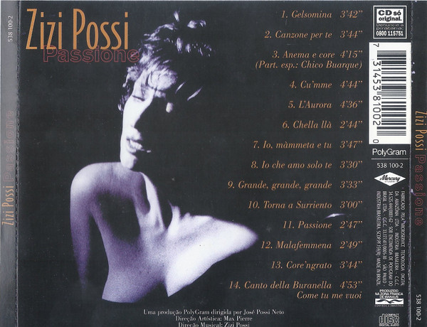 Zizi Possi - Passione | Mercury (538 100-2) - 3