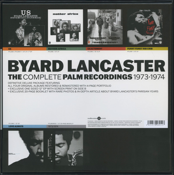 Byard Lancaster - The Complete Palm Recordings 1973 - 1974 | SouffleContinu Records (FFLBOX002) - 2 Byard Lancaster - The Complete Palm Recordings 1973 - 1974 | SouffleContinu Records (FFLBOX002) - 2