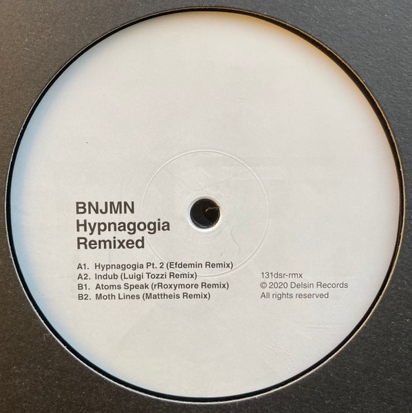 BNJMN - Hypnagogia Remixed | Delsin (131dsr-rmx)