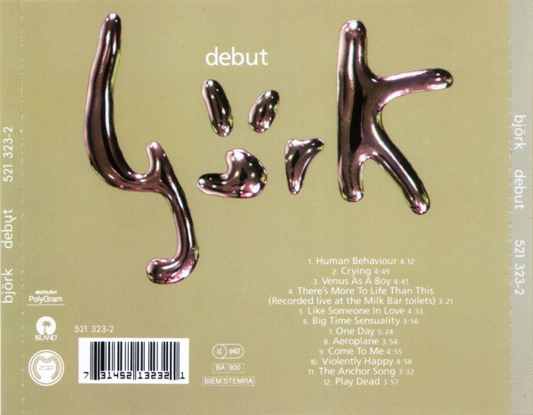 Björk - Debut | Mother Records (521 323-2) - 2