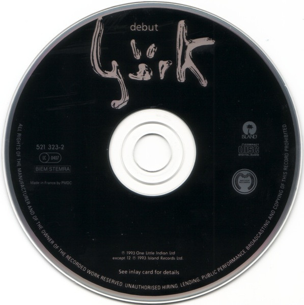 Björk - Debut | Mother Records (521 323-2) - 3